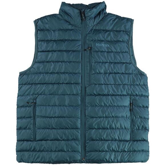 Marmot Mens Highlander Down Vest, Green, NWT - Picture 1 of 2